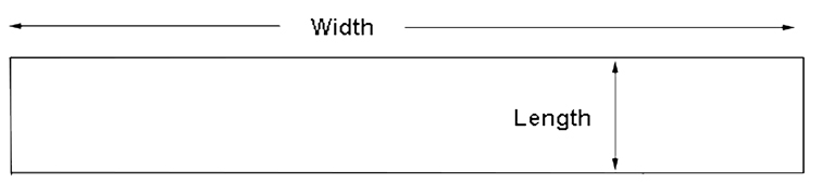 tack strip dimensions